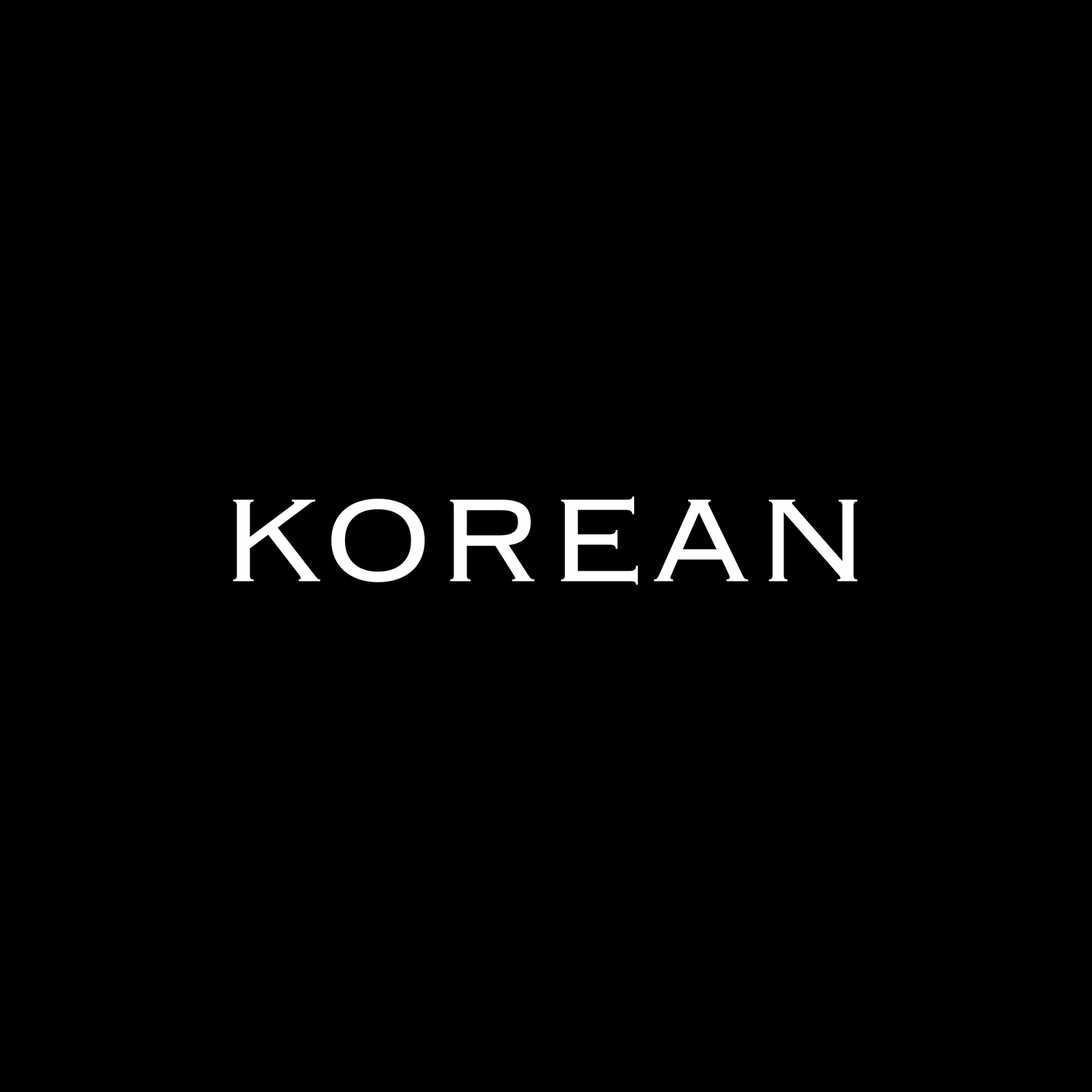 Korean | 韓國系列