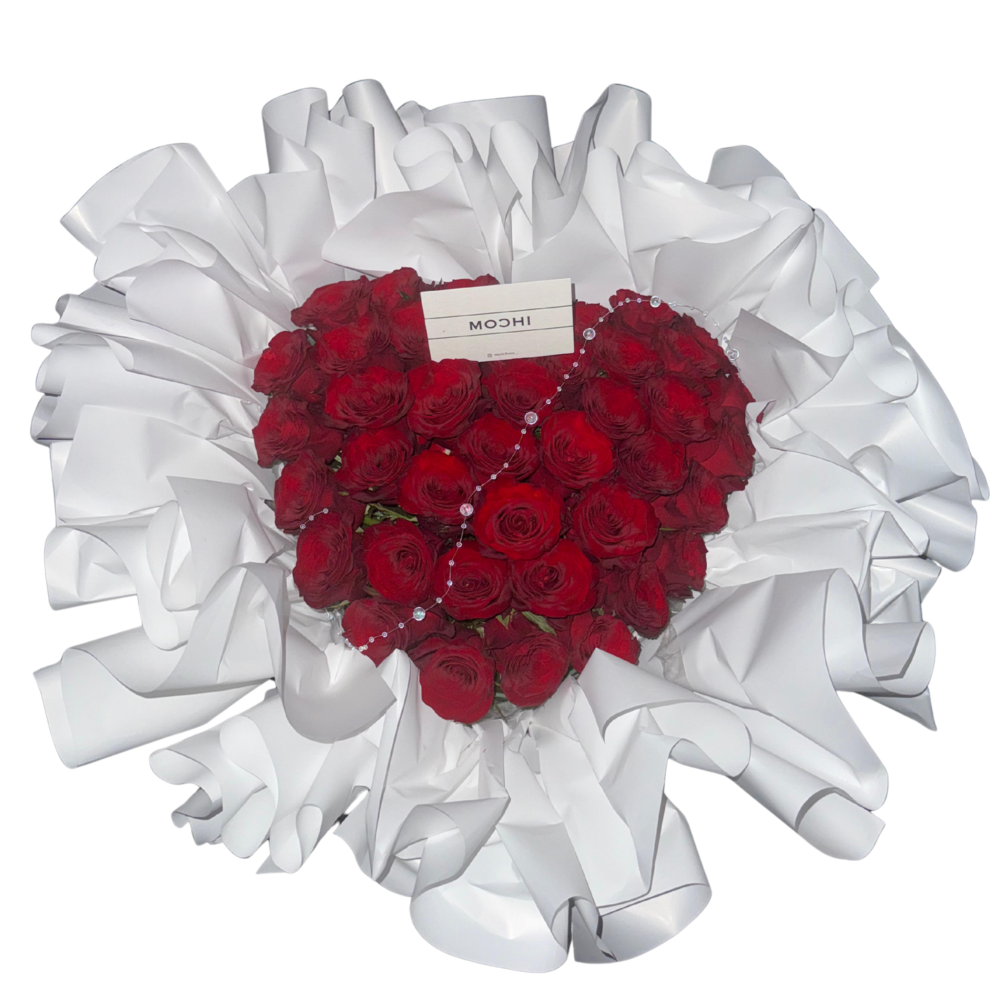 Red Rose Heart｜心型紅玫瑰花束｜花店 Flowers Florist｜情人節花束 求婚花束